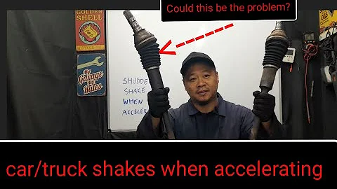 VEHICLE SHAKES/SHUDDERS/VIBRATES WHEN ACCELERATING