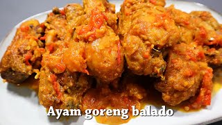 BIKIN AYAM GORENG PADANG|langsung di tempatnya porsi jualan. 