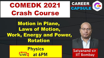 COMEDK 2021 Crash Course | Physics L2 | COMEDK Previous Year Questions / Most Expected Questions