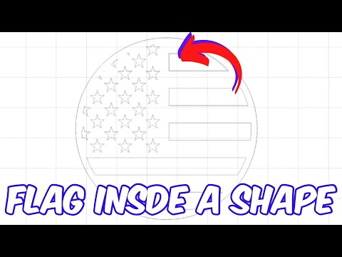 How to Fit an American Flag Within a Shape | Carbide Create Tutorial