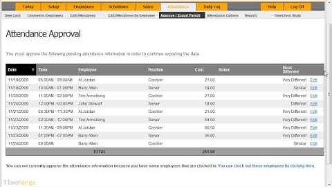 TimeForge University: Attendance 301, Approving Payroll