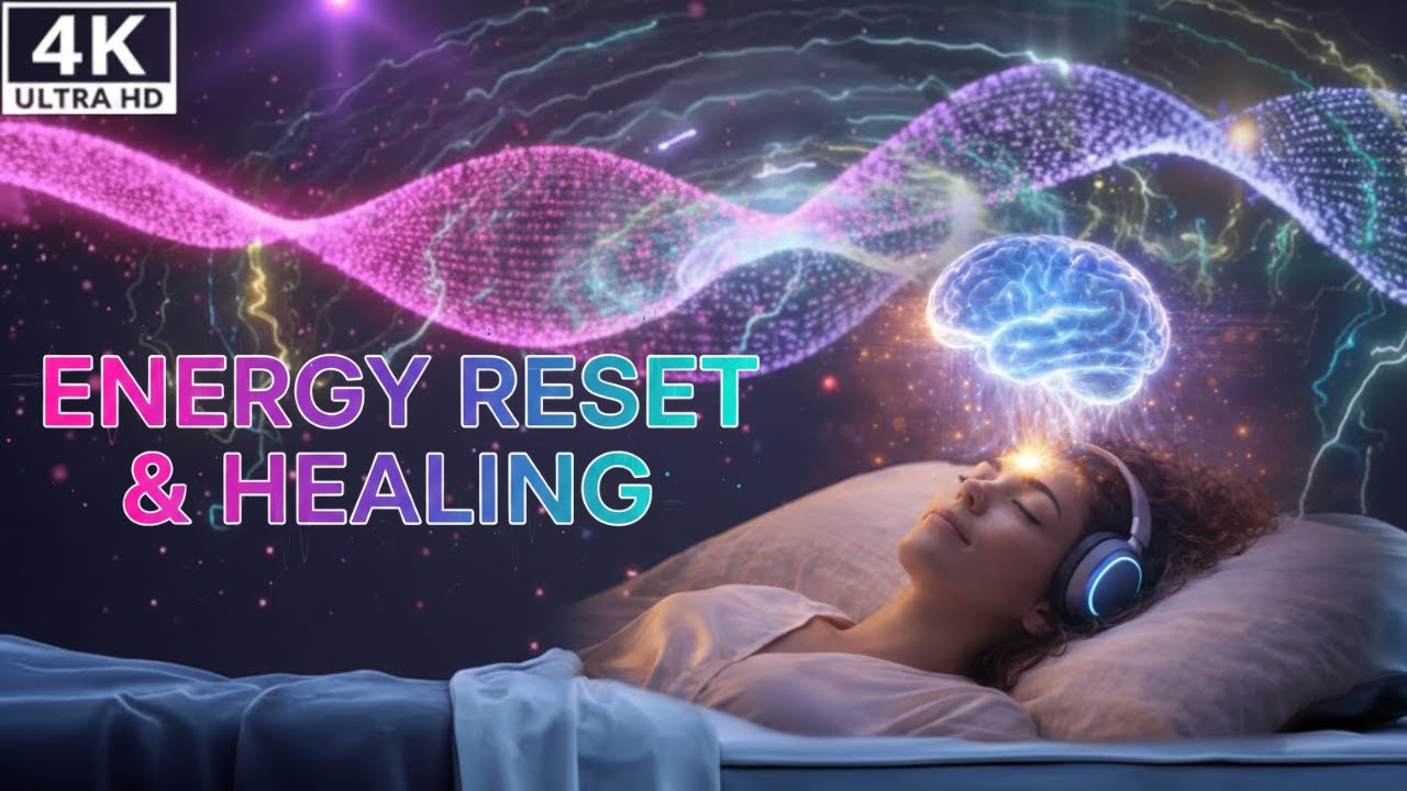 432Hz + Reiki | The DEEPEST Healing Sleep: Reiki Energy, Whole Body Regeneration & Stress Relief