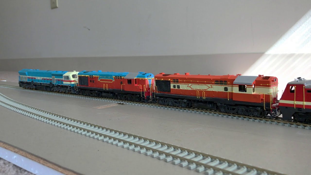 Scratch Built HO Scale Indian Railways (WAP5, WAP4, WDM2