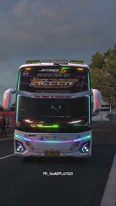 Bus NTS, basuri manual, pecinta telolet mana suaranya? #telolet #basuri #ets2indonesia #frgameplays