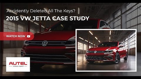 How to Salvage a Key Programming Disaster: Accidental Key Deletion On a 2015 VW Jetta with the Im608