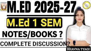 M.ed 1St Sem Notes Ccsu M.ed 2025-27Ccsumsu M.ed Notes M.ed Complete Note By Bhavna Tyagi