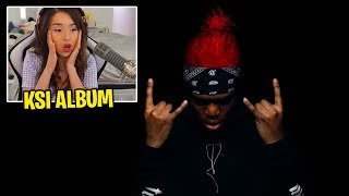 Pokimane Reacts to KSI's Album Trailer!! (Dissimulation)