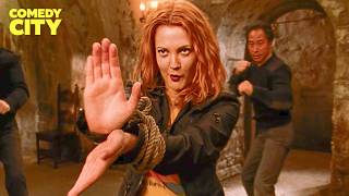 How to Beat Up 5 Guys With Your Hands Tied | Charlie's Angels (Drew Barrymore)