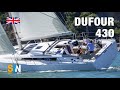 Dufour 430 (English) - Sea trial video - 4K