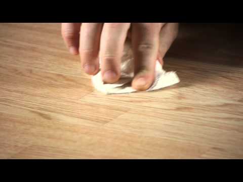 How to Remove Scratches & Scrapes on Laminate Flooring : Working on Flooring
