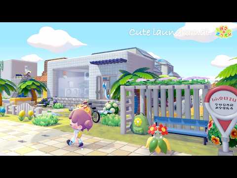 【ぽこあポケモン】かわいいコインランドリー建てました👕