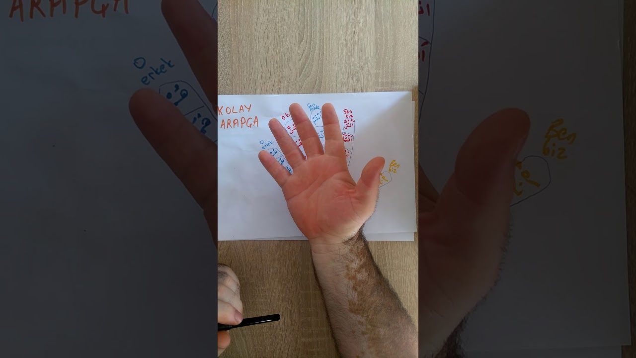 1. Ders: Arapça Zamirler/Parmak Çekimi