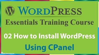 02 How to Install WordPress in CPanel