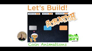 Let's Build: How to #code #videogame Coin Animations in #scratch