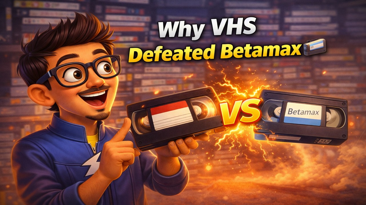 Why Betamax Lost to VHS: The Science Behind the Format Wars 📼⚙️🌍 - YouTube