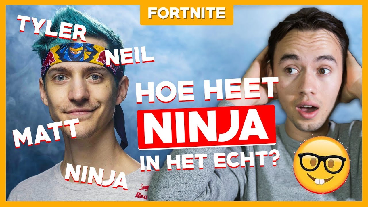 WAT IS DE ECHTE NAAM VAN NINJA?! - Fortnite Quiz - YouTube