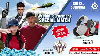 Rules Of Survival Tournament Berhadiah Steelseries Arctis 3 - Brandon Kent - Indo Prank