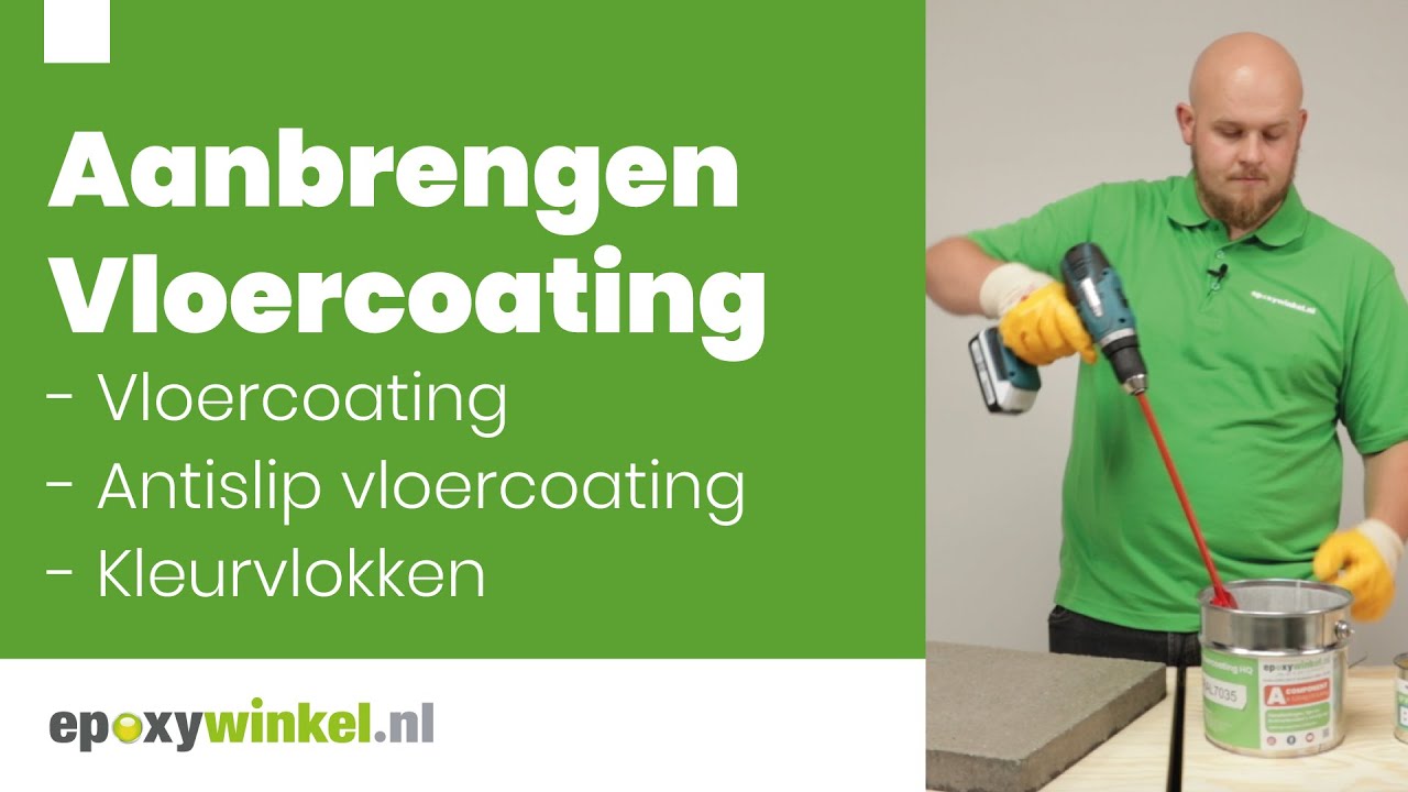 Aanbrengen Epoxy vloercoating | Epoxywinkel.nl