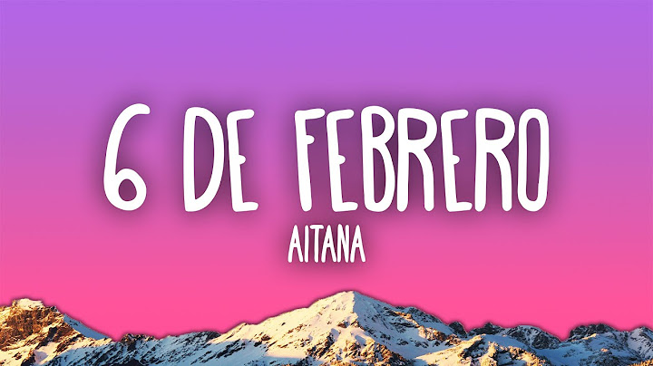 Aitana - 6 DE FEBRERO
