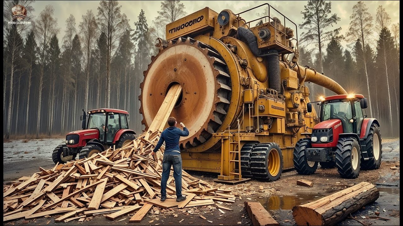 SATISFYING WOOD CUTTING MACHINES THAT WILL MESMERIZE YOU - YouTube