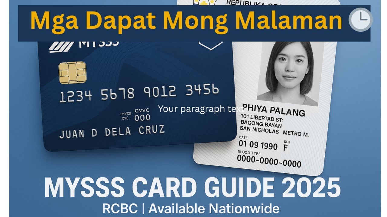 RCBC MySSS CARD Step-by-Step GUIDE 2025 | Kailan Darating at Paano Kunin