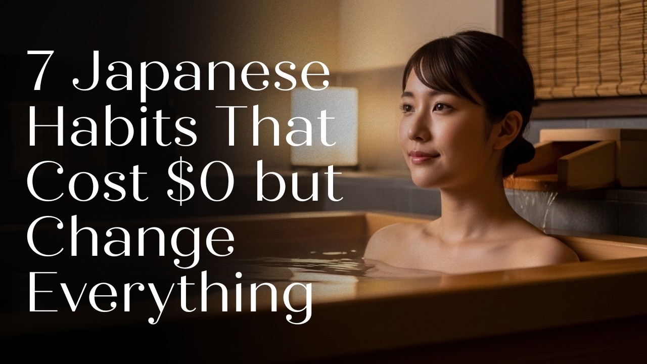 7 Japanese Habits That Cost $0 but Change Everything - YouTube