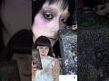 trying to recreate a look from freya86!! 🖤 with her new palette candy puppet #gothmakeup #cbeauty
