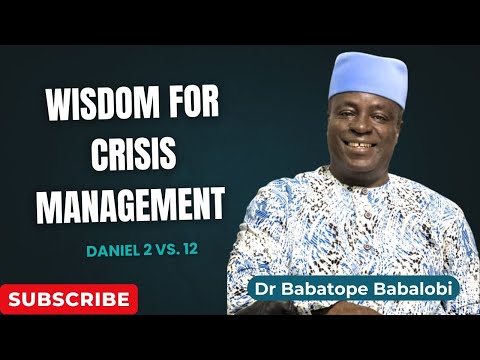 Wisdom For Crisis Management 