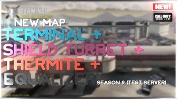 NEW MAP TERMINAL + THERMITE + SHIELD TURRET GAMEPLAY - SEASON 9 - Call of Duty Mobile