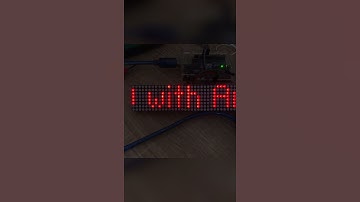 Testing Led Matrix 32x8 MAX7219 with Arduino Uno