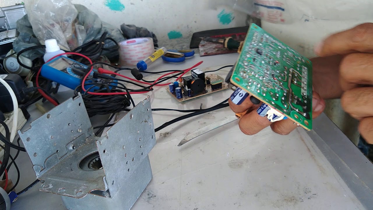 Teste da placa módulo Electrolux DF47 DF50