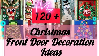 🎄120+ Christmas Front Door Decoration Ideas | Christmas Decoration | Christmas Front Door Garlands
