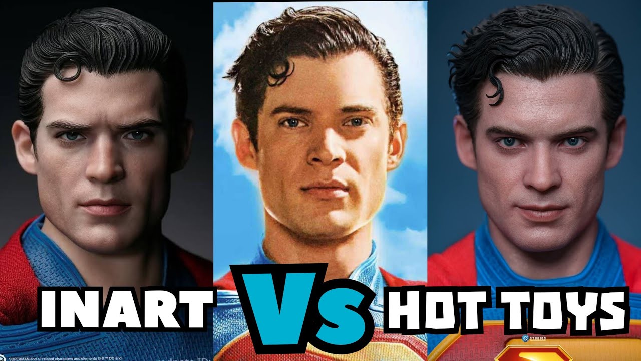 INART SUPERMAN VS HOT TOYS SUPERMAN FIGURE COMPARISON! WHO WINS