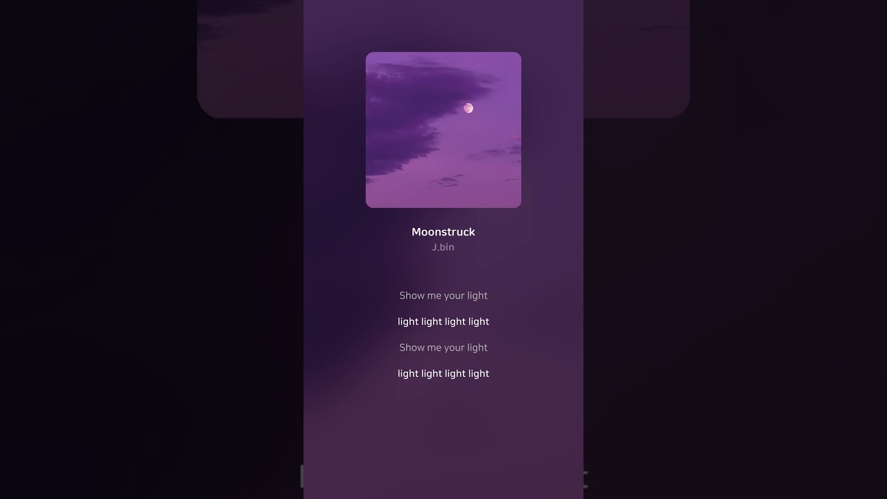Watch J.bin - Moonstruck | 가사 (Lyrics) #Shorts on YouTube Watch J.bin - Moonstruck | 가사 (Lyrics) #Shorts on YouTube