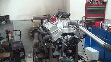 SBC 632HP 427 ENGINE DYNO RUN FOR DONNIE GRENKE BY WHITE PERFORMANCE AND MACHINE