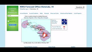 Tsunami Warning For All Of Hawaii! 