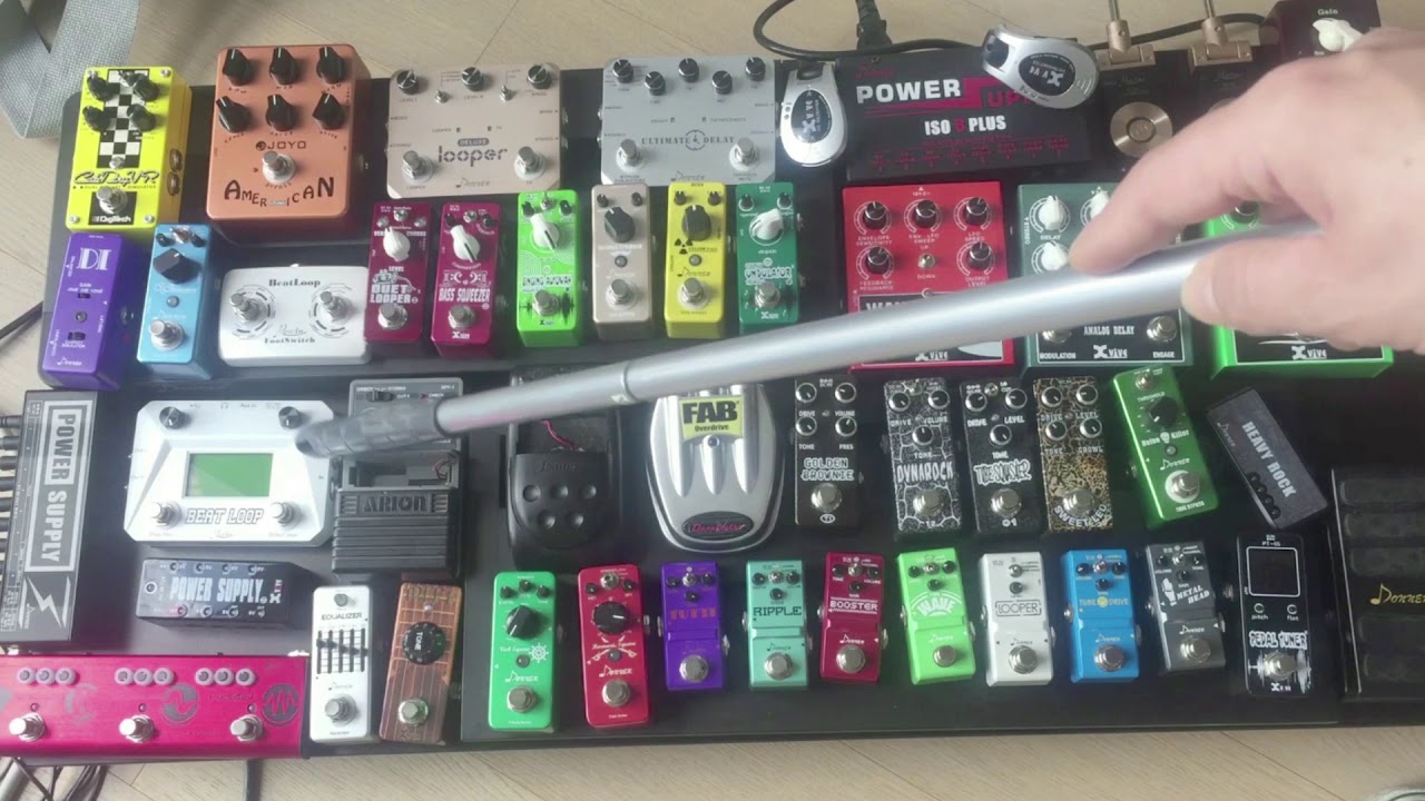 Over 30 Cheap Guitar Pedals YouTube