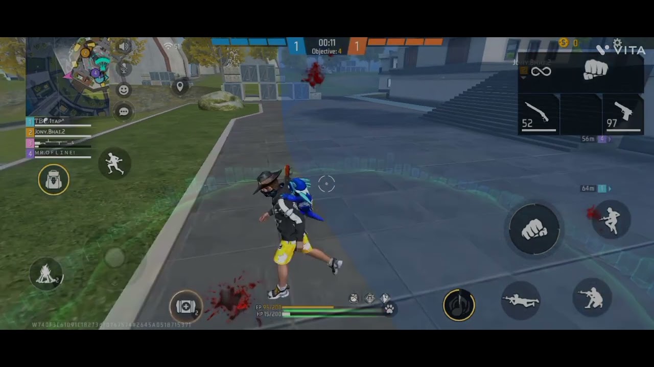 free fire Dimitri character out zone #FF Navjot Gamer - YouTube