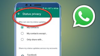 whatsapp status privacy kaise lagaye | whatsapp status privacy settings screenshot 3
