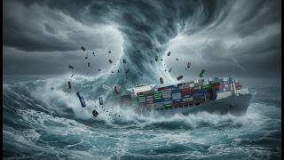 MEGA TSUNAMI vs Super Giant HMM Algeciras Container Ship | Realistic Ocean Disaster Simulation