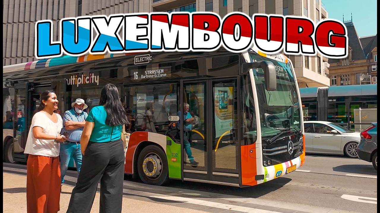 LUXEMBOURG 🇱🇺 Summer in the City | Summer Walk in The Wealthiest Country 4K