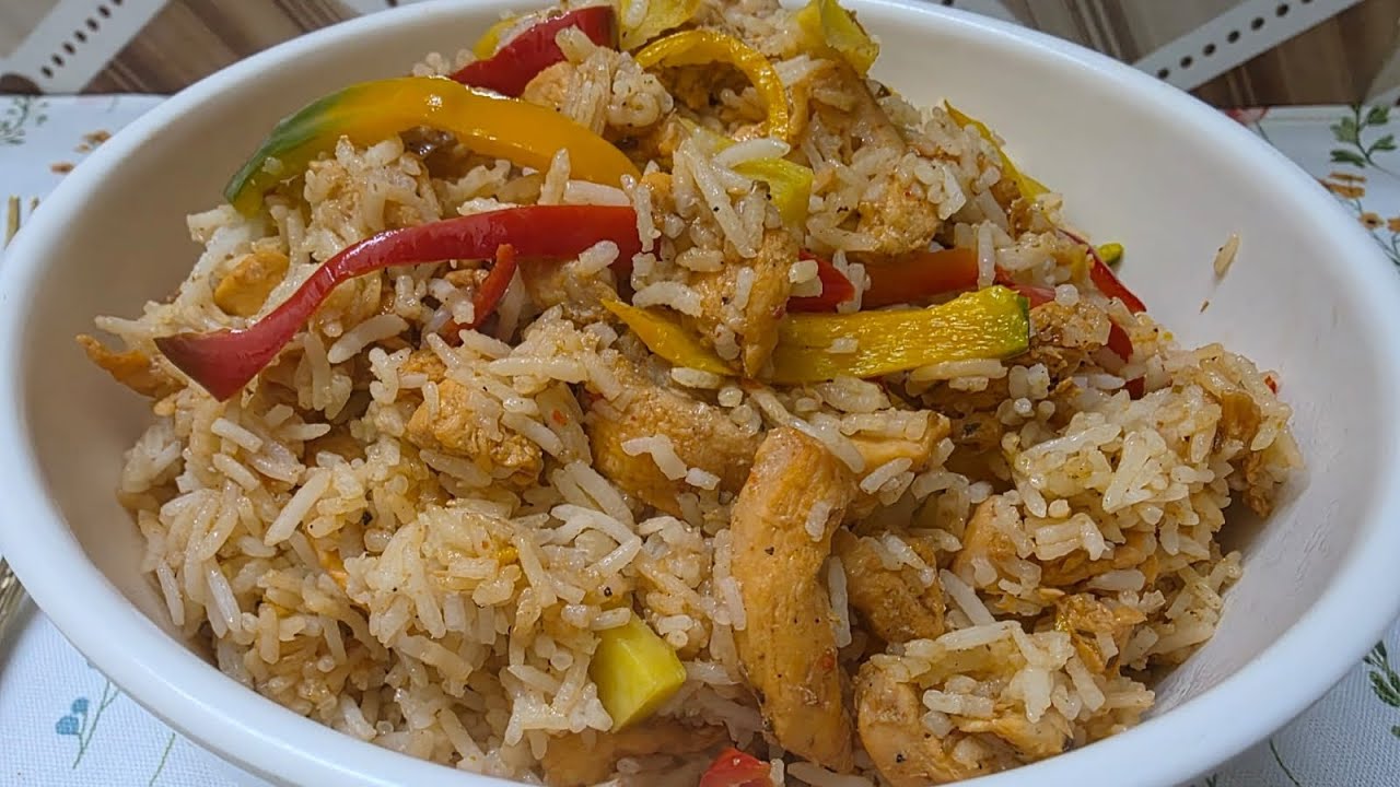  Chicken Fajita Rice Recipe !