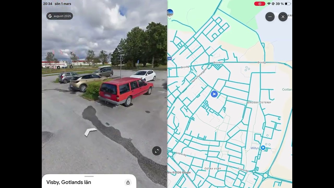 Google Street View - Visiting All Streets on Gotland (Part 3)