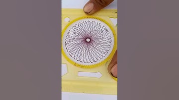 How many rotations did the pen make in total? ?? #spirograph #2024 #shorts #raniart