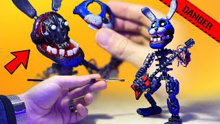 R-rated Withered Bonnie with face secret | Making FNAF PLUS with clay