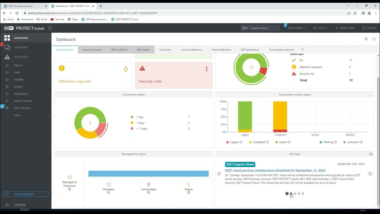 EPC Dashboard Status Overview YouTube
