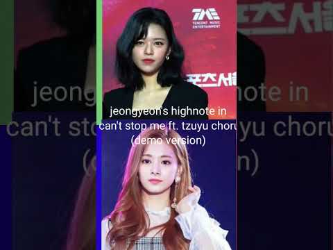 JEONGYEON S HOGH NOTE IN I CAN T STOP ME DEMO VERSION 