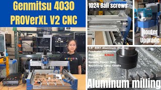 Genmitsu 4030 PROVerXL V2 CNC review: Nema 23 closed-loop stepper motor, ball screws, 400W spindle