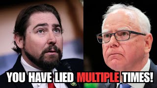 Eli Crane DESTROY Tim Walz After He Lied REPEATEDLY In Congress