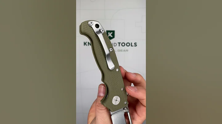 Demko MG AD20 Shark Lock, MagnaCut Clip Point, MGAD20 MAG OD GRN, OD Green G10 pocket knife